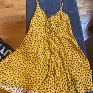 Mustard Yellow Mini Dress, Forever 21
